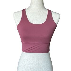 Physiq Apparel Sports Bra Small Mauve‎ Strappy Crisscross Back